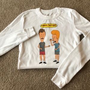 Beavis and Butt-Head Graphic Long Sleeve